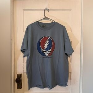Dusty Blue Grateful Dead T shirt- cotton